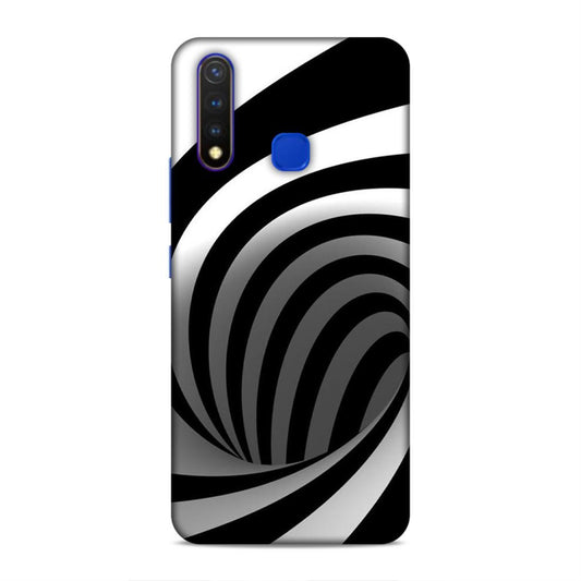 Black And White Vivo Y19 Mobile Cover