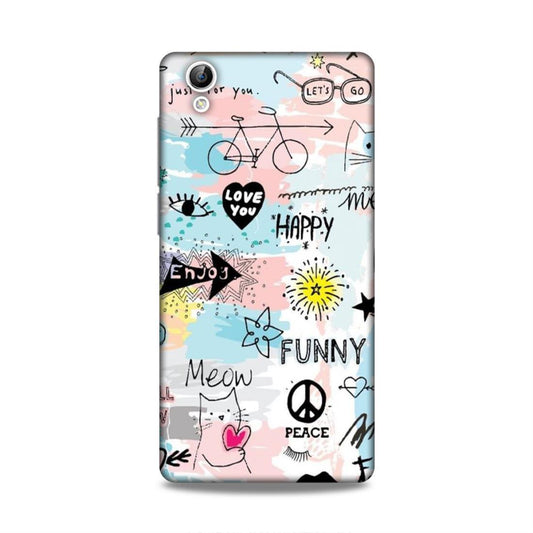 Cute Funky Happy Vivo Y51 Mobile Cover Case