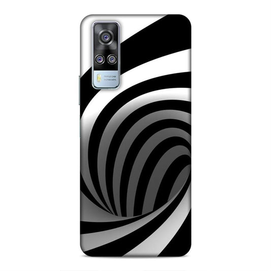 Black And White Vivo Y51a Mobile Cover
