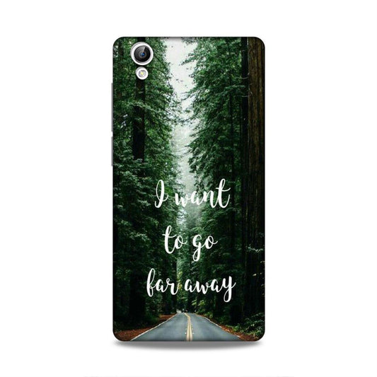 I Want To Go Far Away Vivo Y51l Phone Cover