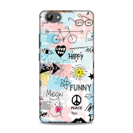 Cute Funky Happy Vivo Y71 Mobile Cover Case