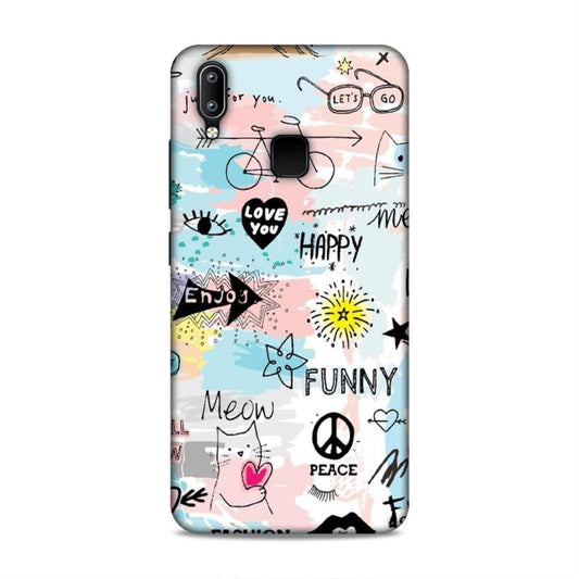 Cute Funky Happy Vivo Y91 Mobile Cover Case
